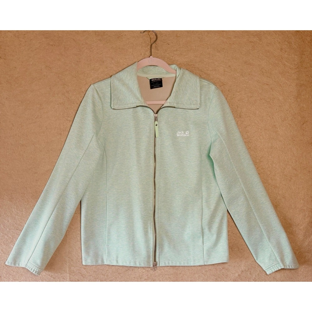 Jack Wolfskin Nanuk‎ Ecosphere 200 Jacket Womens Sz XL Green Pockets Athleisure